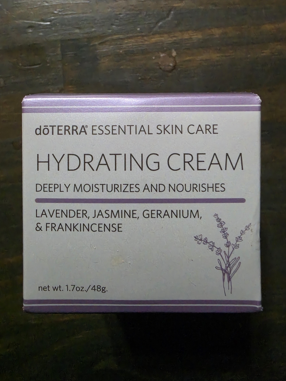Doterra Hydrating Cream for Women - Lavender/Purple Packaging